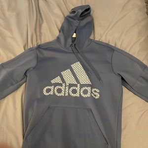 Blue adidas hoodie